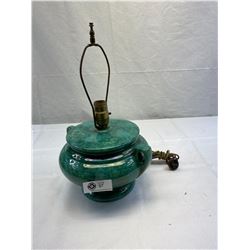 Beautiful Larger Green Medalta Lamp Base