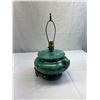Image 2 : Beautiful Larger Green Medalta Lamp Base