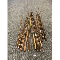 Bundle Of Vintage Fishing Rods