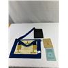 Image 1 : Vintage Masonic Apron With Pouch And Ephemera