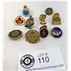 Image 1 : Vintage Pin Lot, Royal Army Medical Corp, IAA 1952, North Fraser Harbour Commission, Etc.