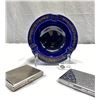 Image 1 : Vintage Charles Heidsieck Ashtray, France, And Cigarette Compacts