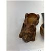 Image 2 : Vintage Carved Burwood Pipe Stand With Briar Pipe