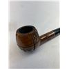 Image 5 : Vintage Carved Burwood Pipe Stand With Briar Pipe