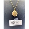 Image 1 : Vintage 1950 Engraved Locket With Chain, Gold Filled