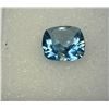 Image 2 : Sparkling Baby Blue Topaz, 3.75 CT, 10x10mm, Cushion Shape, Eye Clean, Unheated And Untreated, Brazi