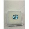 Image 3 : Sparkling Baby Blue Topaz, 3.75 CT, 10x10mm, Cushion Shape, Eye Clean, Unheated And Untreated, Brazi