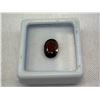Image 2 : Spessartite Garnet, 2.64 CT, 9.5x7x4mm, Orange Red Oval Shaped Garnet From Namibia, No Treatment, No