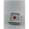 Image 2 : Imperial Red Sapphire, 1.8 CT, 7.2x6.5x4mm, Madagascar, Heated For Colour Enhancement