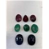 Image 2 : Rough Polished Gemstones, Ruby: 29.45 CT, Emerald: 25.05 CT, Sapphire: 22.35 CT