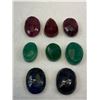 Image 3 : Rough Polished Gemstones, Ruby: 29.45 CT, Emerald: 25.05 CT, Sapphire: 22.35 CT