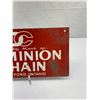 Image 3 : Dominion Chain Sign Ontario 1950's, 8"T x15"W
