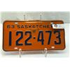 Image 1 : 1963 Saskatchewan License Plate 122-473