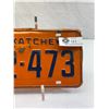 Image 3 : 1963 Saskatchewan License Plate 122-473