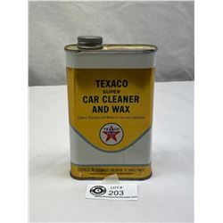1950's Texaco Canada 16oz Wax Tin