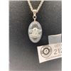 Image 2 : Sterling Silver .925 20" Chain Angel Pendant, Acid Tested
