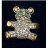 Image 2 : Signed Swarovski Teddy Bear Pin