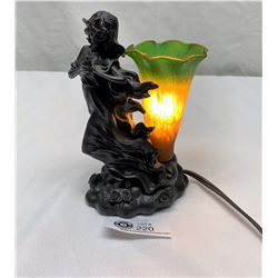 Lady With Bird Lamp, Night Light, Working