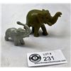 Image 2 : 4 Elephants, 3 Carved, 1 Stone, 2 Wood And 1 Metal