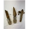 Image 1 : Nice Lot Of Glass Insulators On Wood