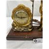 Image 2 : Vintage Brass Horse And Mantle Clock, As Found