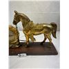 Image 3 : Vintage Brass Horse And Mantle Clock, As Found