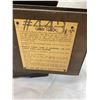 Image 3 : Nice Wooden Mantel Chime Clock In Good Working Order With Key