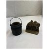 Image 3 : Nice Vintage Lot Of Cast Banks, Horse Bookends, Etc.