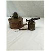 Image 1 : Antique/Vintage Small Torch And Carace Lamp Base