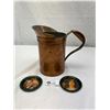 Image 2 : Nice 8.5" T Copper Antique Pitcher, Toronto, Ontario