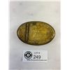 Image 1 : Antique 1897 Brass Pocket Ash Tray, Signed/Engraved