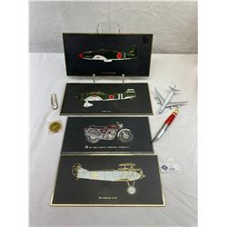 Collectible Lot Of Automotive And Plane Pictures, Etc.