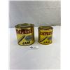 Image 1 : 2 Empress Jam Tins, 24 And 48oz Size