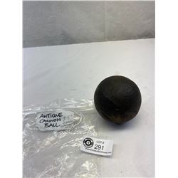 Antique Cannon Ball, 3.5" Diameter