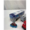 Image 2 : Lot Of Vintage Toys, Greyhound Bus, Excavator, Etc.