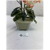 Image 4 : Vintage Chinese Hard Stone Plant In Very Good Condition, Approx. 13"