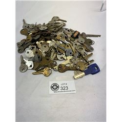 Old Used Misc. Lot Of Keys