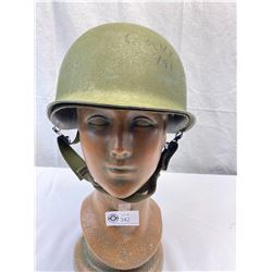 Vintage US American M1 Military Army Helmet With Liner