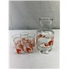 Image 1 : Nice Mid-Century Fruit Juice Set, 6 Pcs