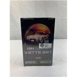 1991 Corvette Collector Cards, Sealed In Original Box