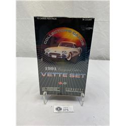 Sealed Box Of 1991 Corvette Collector Cards