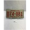 Image 1 : Nice 1981 Dealer License Plate From Minnesota