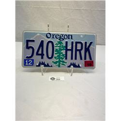 Nice Colourized Oregon License Plate