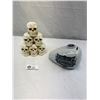 Image 1 : Orange Country Choppers Piggy Back Gas Tank Plus Skull Pyramid Candle Holder