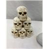 Image 2 : Orange Country Choppers Piggy Back Gas Tank Plus Skull Pyramid Candle Holder