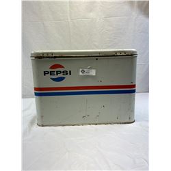 Nice Vintage Pepsi Cooler In Good Shape, 19"x12"x13.5"