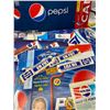 Image 3 : Nice Pepsi Cola Collectible Lot Of Collector Pop Boxes, Stickers, Etc.