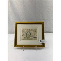 19th Century Map Of The London Boat Race Course