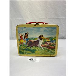 Vintage 50's Lassie Plus Black Beauty Metal Lunch Box