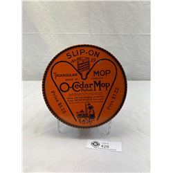 Very Cool O-Cedar Mop Tin 1930's, Good Graphics